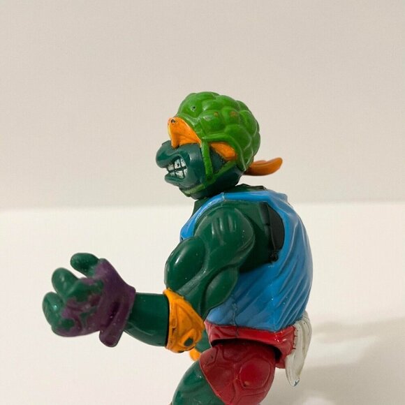 Vintage 1991 Teenage Mutant Ninja Turtle Skateboardin Mike TMNT Action Figure - Picture 5 of 16